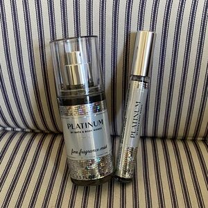 NWT Bath & Body Works Platinum Travel FFM & EDP